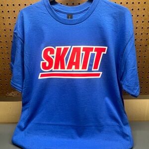 SKATT, Cam Skattebo New York GMEN Football themed t-shirt | Adult & Kids sizes